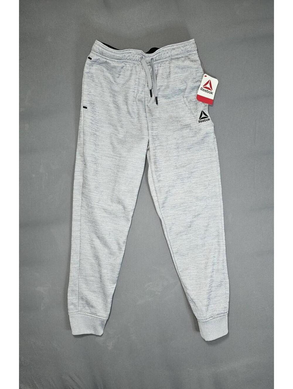 Reebok Gray Joggers Kids Size 10/12 Athletic Sweatpants